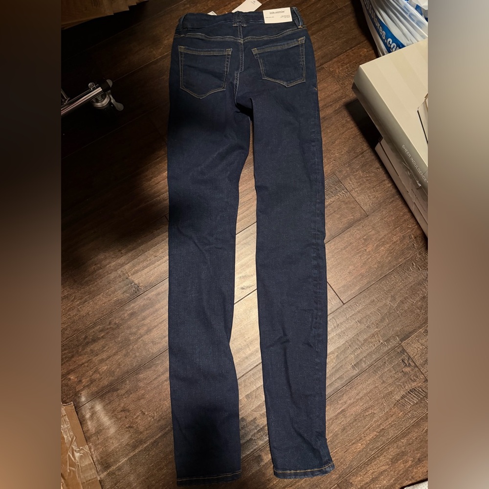 NWT Good American Women's Skinny Jeans in Dark Indigo Blue - Picture 6 of 6